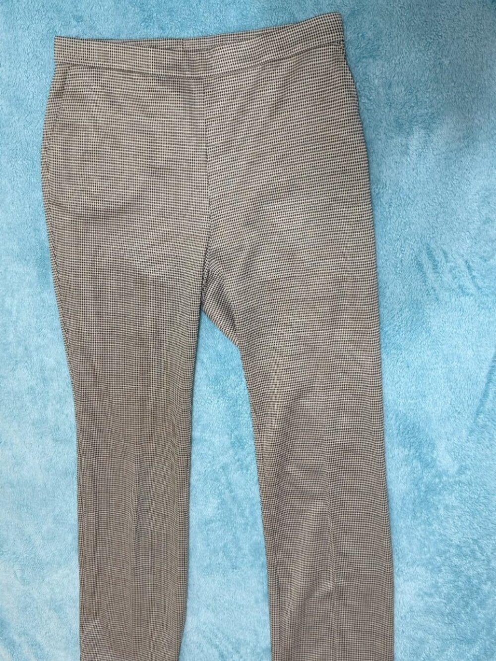 Sz PM Anne Klein Tan Checkered Pants
